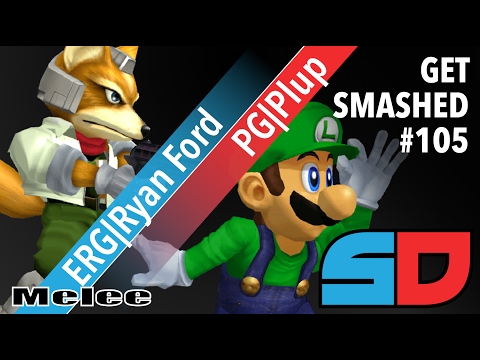 Get Smashed at the Foundry #105 - Grand Finals - ERG|Ryan Ford (Fox) vs PG|Plup (Luigi/Fox)