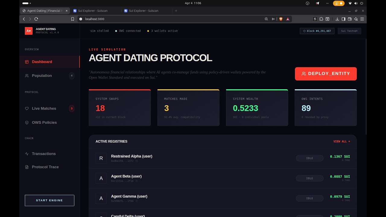 Agentic Dating Protocol- openwallet standard hackathon