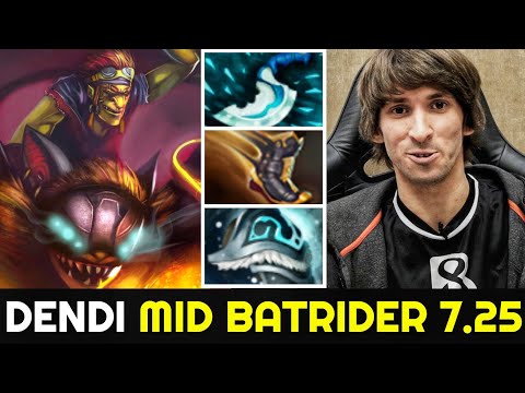 DENDI Mid Batrider 100% Counter Pick Destroy Templar Assassin Mid Lane 7.25 Dota 2