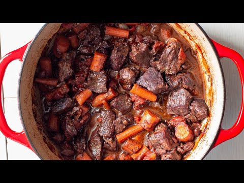 German Beef Goulash Stew with Spaetzle Recipe | EatSimpleFood.com