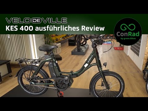 [E-Bike 2022] Velo de Ville Klapprad: KES 400 - ausführliches Review [ConRad]