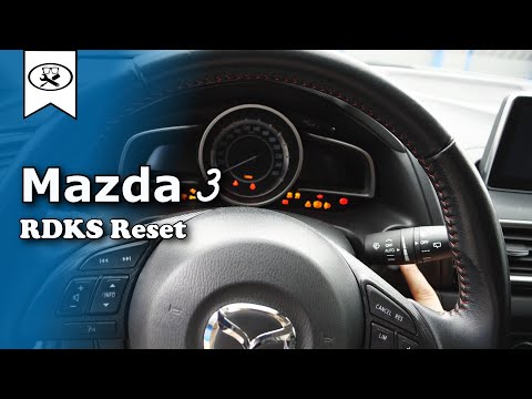 Mazda 3 Typ BM / BN Generation 3  Reifendruckkontrollsystem zurücksetzen | RDKS reset | Turorial |
