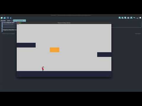 Eine fahrbare Plattform in GDevelop 5 erstellen (2D Plattformer) - Link zu Kurs in Beschreibung