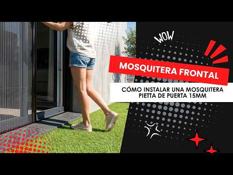 Cómo instalar Mosquitera Plisada 15mm Frontal