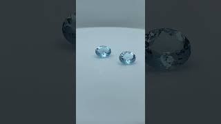 Topázio Azul Oval 12x10mm - Vídeo