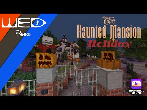 Mr. Diznoid - Haunted Mansion Holiday Minecraft! (2022 W.E.D. Parks)