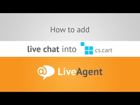 How to add live chat to CSCart store | www.liveagent.com