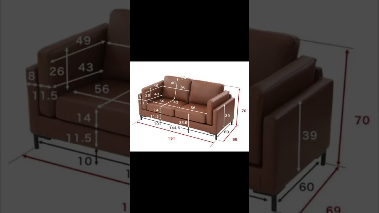 Sofa size ||#standard #sofa    #drawing #furniture #architecture #interior #home #map #aarcadestudio