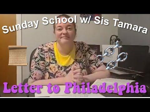 LETTER TO THE CHURCH OF PHILADELPHIA | Sunday School Connection