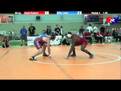 Jamel Hudson vs. Mike Labry at 2013 ASICS University Nationals - FS