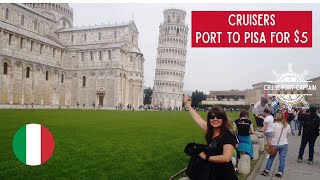 How to Get from Livorno to Pisa for Under $5 | Cruise Port Guide & Train Tips 🚆