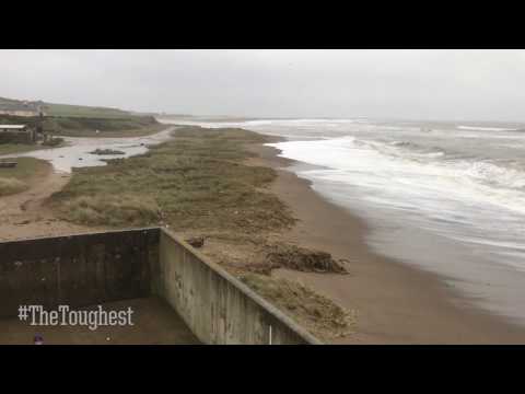 Alex Auld practicing his skills by the beach - The Toughest Trade - March 10th