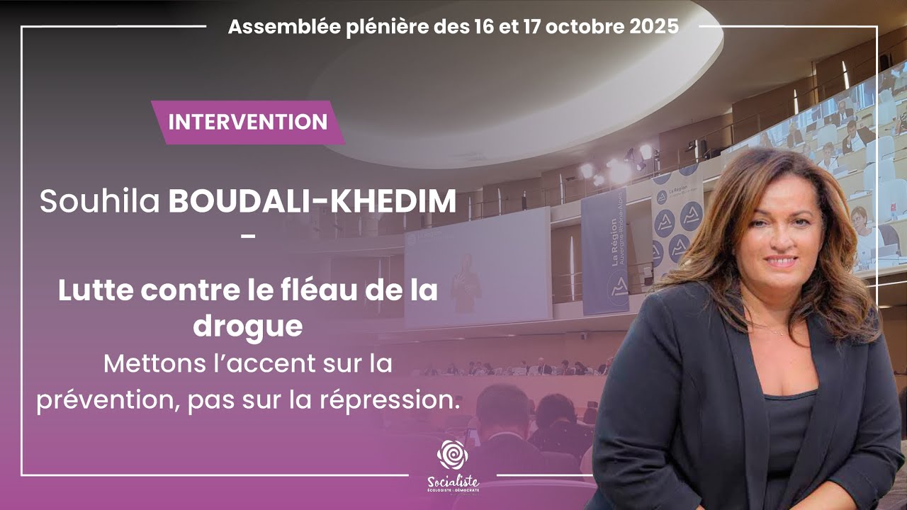 Lutte contre la drogue : mettons l'accent sur la prévention, pas la répression - S. Boudali-Khedim