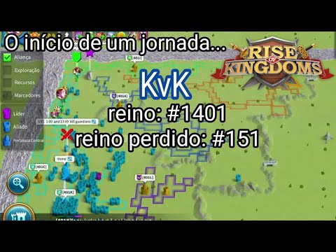 INÍCIO DO KvK 151 (FAMÍLIA KINGS - REINO 1401) - RISE OF KINGDOMS.