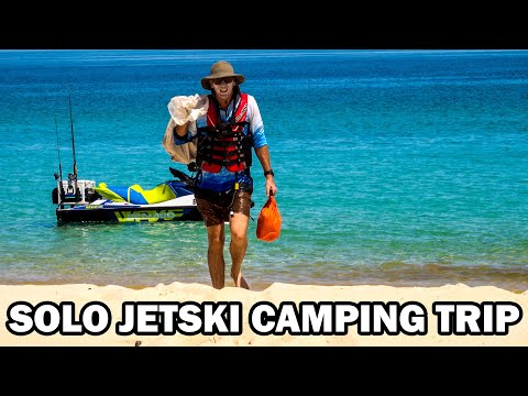 Solo Overnight Jetski Camping trip to Moreton Island