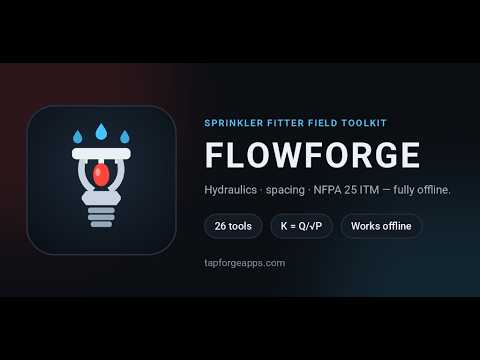 Flowforge: Fire Sprinkler Kit video thumbnail