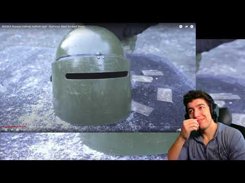 Reacting to MASKA Russian Helmet ballistic test - Spetsnaz Steel for hard times