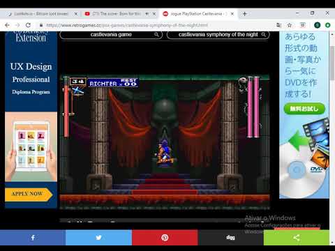 richter vs dracula com um xom de fundo