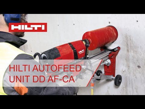 HOW-TO Hilti AUTOFEED UNIT DD AF-CA - Using the hole start function