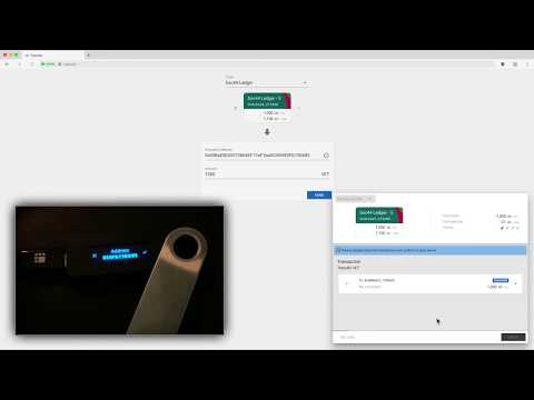 How To Send VeChain (VET) Using a Ledger Device + SYNC Wallet (1 of 2)