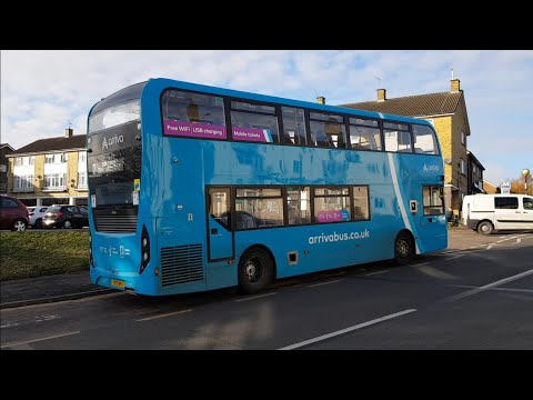 Full Ride: Bus Route 2 Bennetts End - Woodhall Farm 🔄. Arriva Enviro400 MMC 6524 (YX17 NFA)