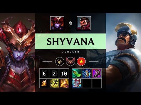 Shyvana Jungle vs Graves - VN Grandmaster Patch 25.20