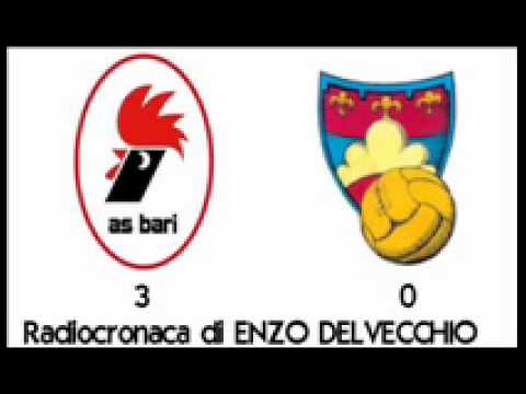 Bari-Gubbio 3-0 - Radiocronaca di Enzo Delvecchio (26/5/2012) da Radiouno RAI