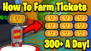 *New* Ticket Farming Method! 300+ Per Day! | Bee Swarm Simulator
