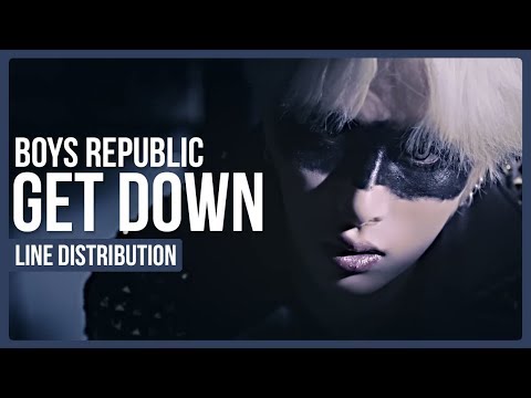 Boys Republic - Get Down Line Distribution (Color Coded)