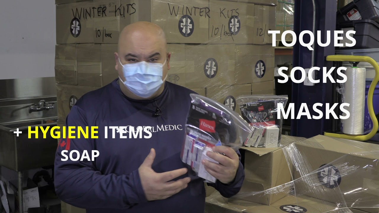 Volunteers Pack 1000 Winter Kits for Toronto Homeless