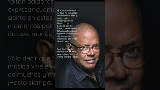 Hasta siempre, Pablo querido