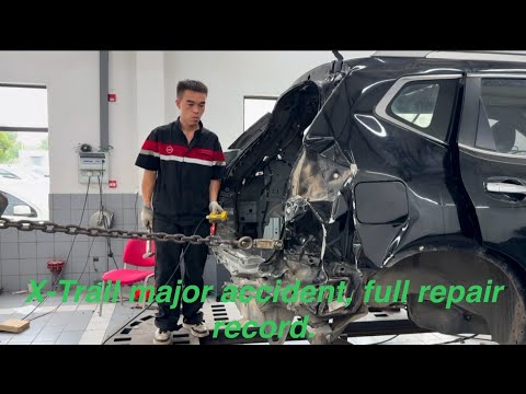 Full record of scrap car repair.
