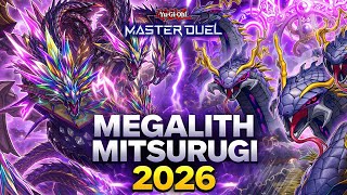 Megalith Mitsurugi | BEST Ritual Deck 2026 | BEST Way To Play Megalith | Yu-Gi-Oh! Master Duel