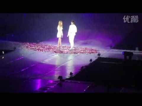[Fancam] 100417 Jessica SNSD - One year Later feat.Onew@1st Asia tour in Shanghai