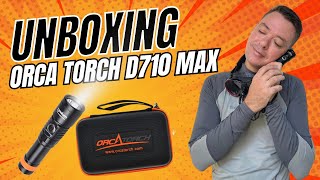 UNBOXING the OrcaTorch d710 Dive Light - One of the Best Underwater Torch for Scuba Diving