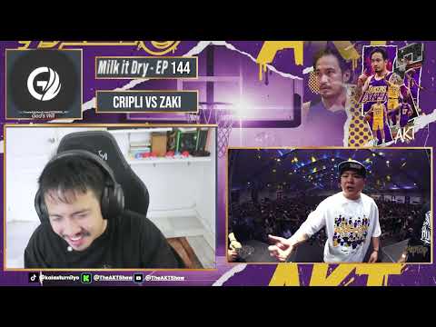 MILK IT DRY EPISODE 144 | CRIPLI VS ZAKI | FLIPTOP | BOTTLE REVIEW