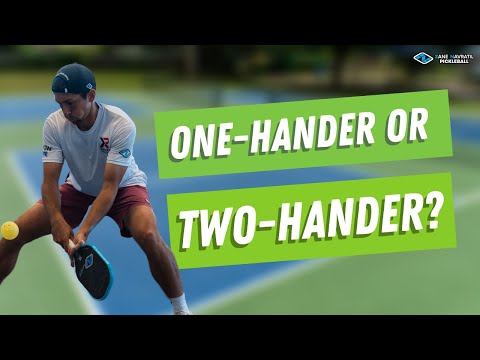 One Handed or Two Handed? Which Backhand is Best for Your Pickleball Game?