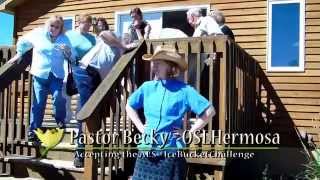 preview picture of video 'Pastor Becky Accepting the ALS #IceBucketChallenge'