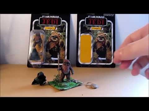 Star Wars The Vintige collection  Ewok wicket action figure Review