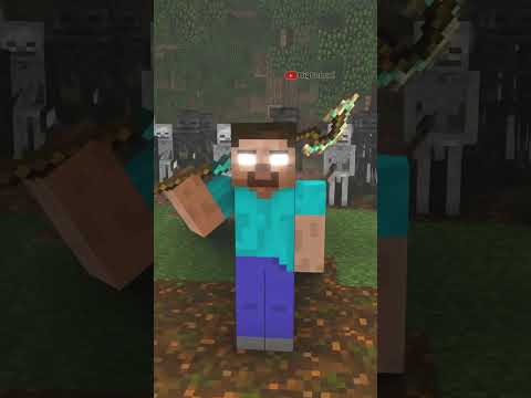 Steve becomes Herobrine taking revenge on the villagers -  Minecraft Animation