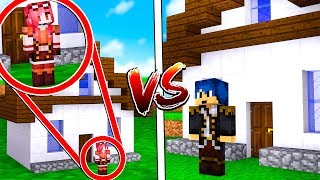 Minecraft ITA - CASA MINUSCOLA CONTRO CASA GIGANTE!!