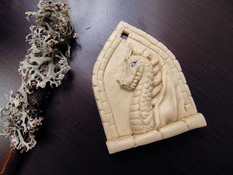 How to sculpt a dragon with Polymer clay  tutorial/time lapse/walkthrough ,Polymer Dragon Sculpture