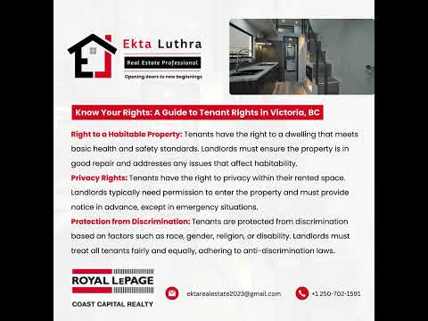 Know Your Rights: A Guide to Tenant Rights in Victoria, BC.