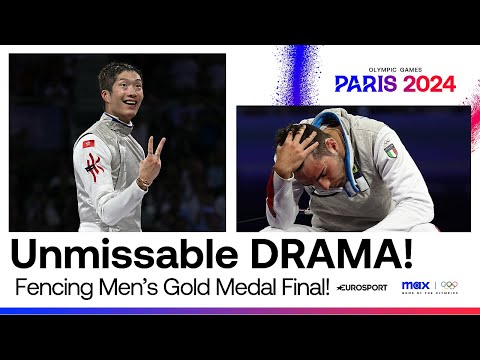 THE MOST AMAZING Gold Medal final in fencing history between Italy & Hong Kong 😳 | #Paris2024
