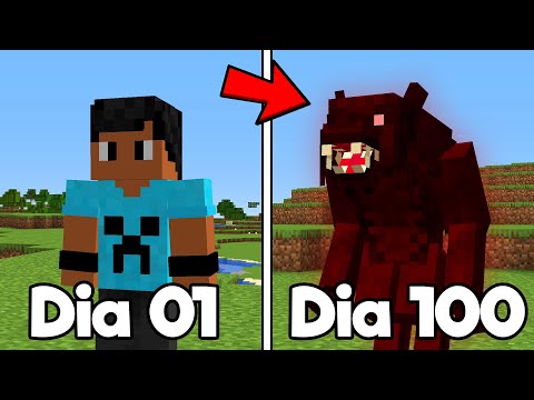 SOBREVIVI 100 DIAS COMO LOBISOMEM NO MINECRAFT O FILME