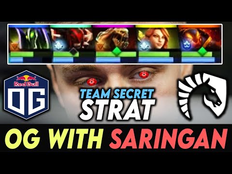 OG vs Team Liquid - OG With SARINGAN EYE!! Copying Full Team Secret Strat Dota 2
