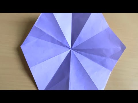 Origami Tutorial - How To Make Hexagon From A Square Sheet Of Paper