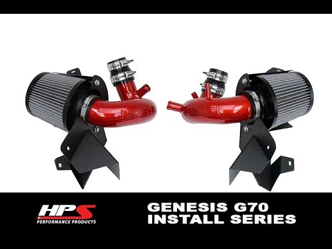 2018-2021 Genesis G70 3.3L V6 Twin Turbo Intake Install