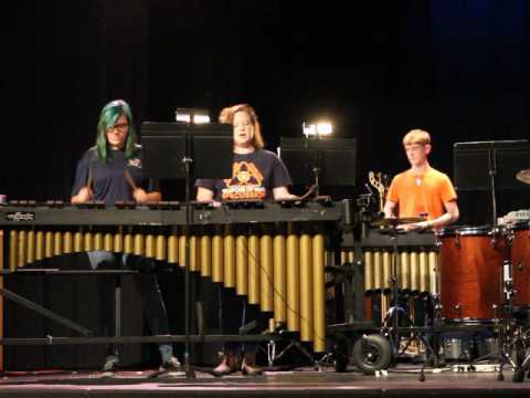 NHS Blue Wind Band - Night of Percussion - Trio - 05-17-16