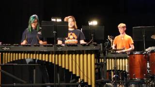 NHS Blue Wind Band - Night of Percussion - Trio - 05-17-16